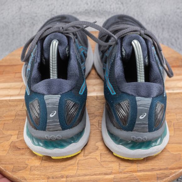 ASICS GEL Nimbus 23 Running Shoes Black Blue Athletic Sneakers Men's 10.5 Wide - Picture 4 of 9